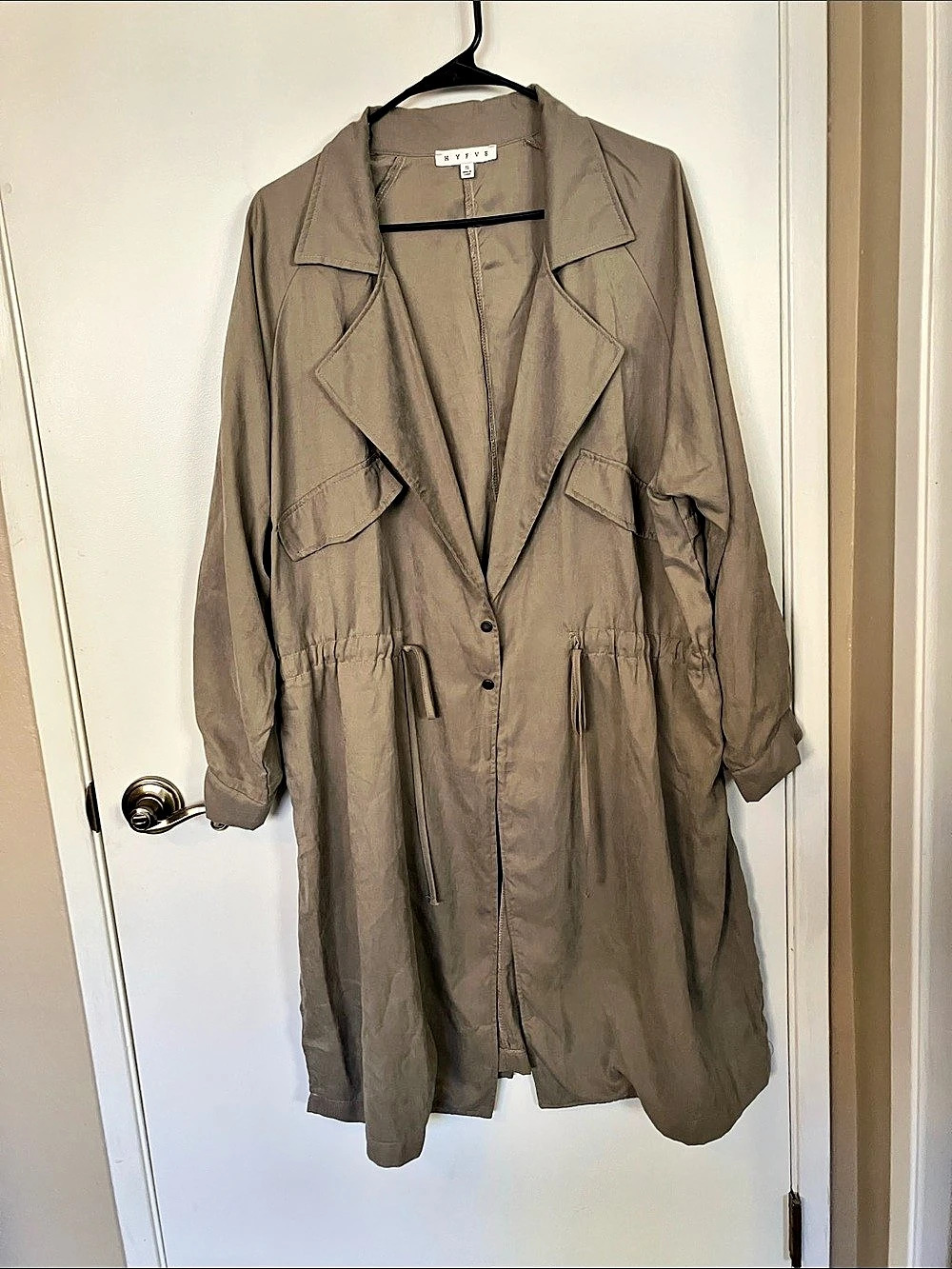 HYFVE Women'Small Trench Coat in Brown Size Small Like New